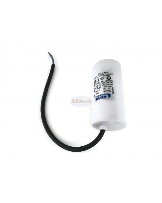 Made in Italy Motor Electrolytic Comar Condenser 35uF Capacitor Wire Type MK35uF 33.25UF ~ 36.75UF 34uF 36uF 450V Vac Made in Italy Motor Electrolytic Comar Condenser 35uF Capacitor Wire Type MK35uF 33.25UF ~ 36.75UF 34uF 36uF 450V Vac