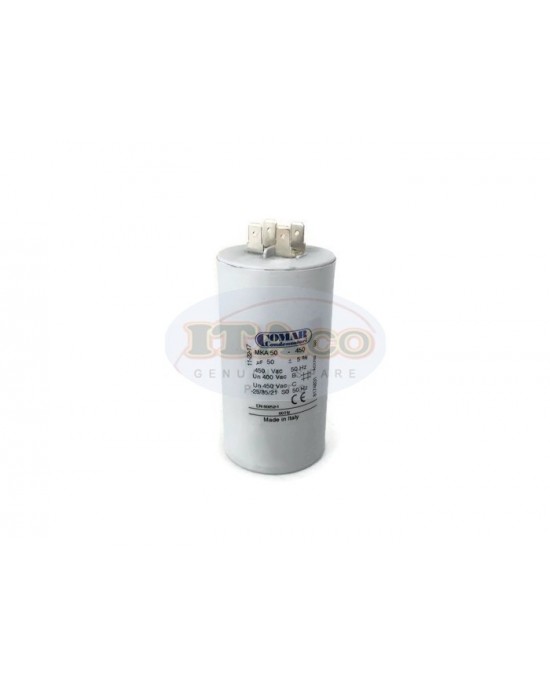 Made in Italy Motor Electrolytic Comar Condenser Capacitor MKA 50UF 47.5UF 48UF 49UF 51UF 52UF 52.5UF 450V VAC