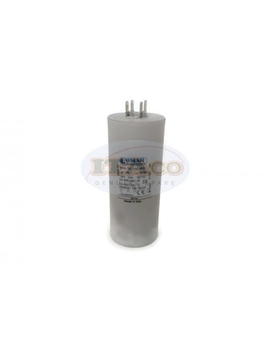 Made in Italy Motor Electrolytic Comar Condenser Capacitor MKA 71.25uF ~ 75UF ~ 78.75uF 72uF 73uF 74uF 76uF 77uF 78uF 450V Vac