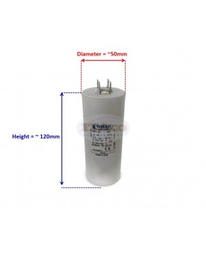 Made in Italy Motor Electrolytic Comar Capacitor Condenser 450V Vac MKA 76uF ~ 80UF ~ 84uF 77UF 78UF 79uF 81uF 82uF 83UF