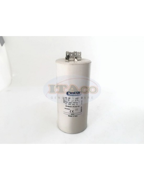 Made in Italy Motor Electrolytic Comar Condenser Capacitor MK 60UF 57UF 58UF 59UF 61UF 62UF 63UF 450V VAC Made in Italy Motor Electrolytic Comar Condenser Capacitor MK 60UF 57UF 58UF 59UF 61UF 62UF 63UF 450V VAC