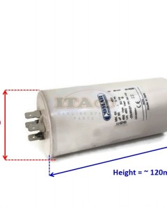 Made in Italy Motor Electrolytic Comar Condenser Capacitor MK 60UF 57UF 58UF 59UF 61UF 62UF 63UF 450V VAC