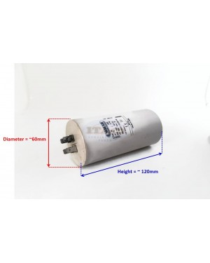Made in Italy Motor Electrolytic Comar Condenser 70UF Capacitor MK 66.5uF ~ 70UF ~ 73.5uF 67uF 68uF 69uF 71uF 72uF 73uF 450V Vac