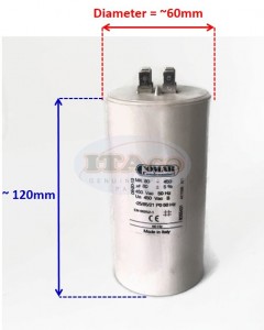 Made in Italy Motor Electrolytic Comar Capacitor 80UF Condenser 450V Vac MK 76uF ~ 84uF 77UF 78UF 79uF 81uF 82uF 83UF
