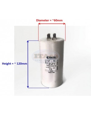 Made in Italy Motor Electrolytic Comar Capacitor 80UF Condenser 450V Vac MK 76uF ~ 84uF 77UF 78UF 79uF 81uF 82uF 83UF