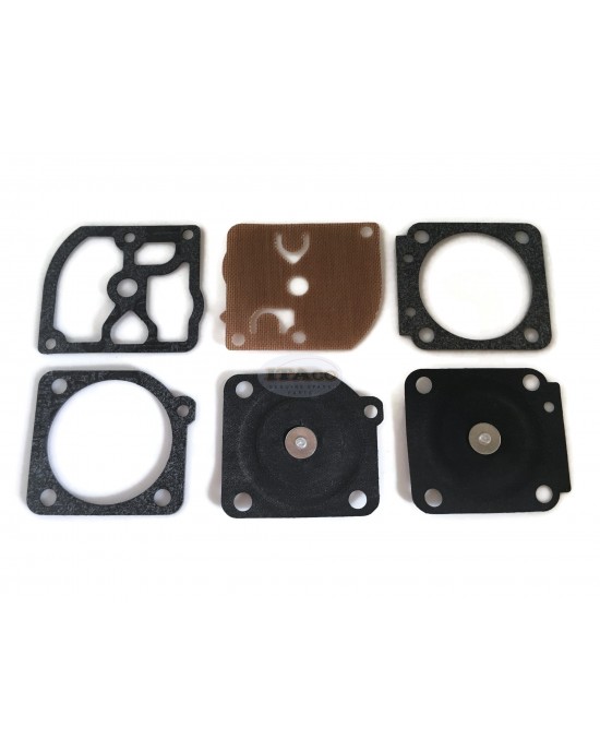 Diaphragm Carburetor Repair Kit Husqvarna 40 45 55 51 Saw 240 245 GND-33 RB-45 Zama C1Q-EL USA 18196 Diaphragm Carburetor Repair Kit Husqvarna 40 45 55 51 Saw 240 245 GND-33 RB-45 Zama C1Q-EL USA 18196