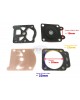 Carburetor Carb Repair Kit Diaphragm Gasket 43-10-WAT K10-WAT for STIHL Husqvarna Kawasaki Homelite Dolmar Mitsubishi Tanaka Kawasaki Chainsaw Brush Cutter Trimmer Motor Engine