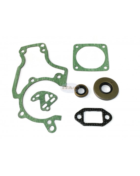 Overhual Gasket Oil Seals Set Kit 1119 007 1050 For STIHL Chainsaw 038 MS380 MS381AV/Super/Magnum