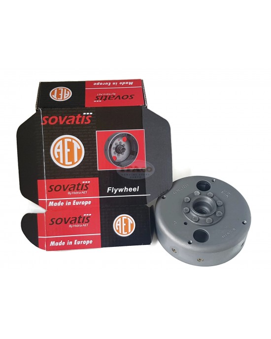 Original OEM Genuine Hidria AET Sovatis brand Riveted Flywheel 070 16 720 696 1106 400 1206 1106-400-1202 1106 400 0710 Made in Europe Chainsaw Motor Engine