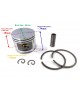 Piston Assy With Rings, Clips & Pin 1123-030-2002 For Stihl Chainsaw 025 MS250 42MM Motor Engine Piston Assy With Rings, Clips & Pin 1123-030-2002 For Stihl Chainsaw 025 MS250 42MM Motor Engine