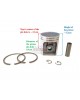 Piston Assy Kit 1110-030-2002 for STIHL Chainsaw 041 Ring Set, Pin, Clip 041 FB G AV bore 44MM Motor Engine Piston Assy Kit 1110-030-2002 for STIHL Chainsaw 041 Ring Set, Pin, Clip 041 FB G AV bore 44MM Motor Engine