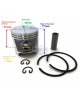 Piston Assy Kit Ring Set 1106 030 2000 for STIHL 070 090 Chainsaw Motor 58mm Engine Piston Assy Kit Ring Set 1106 030 2000 for STIHL 070 090 Chainsaw Motor 58mm Engine