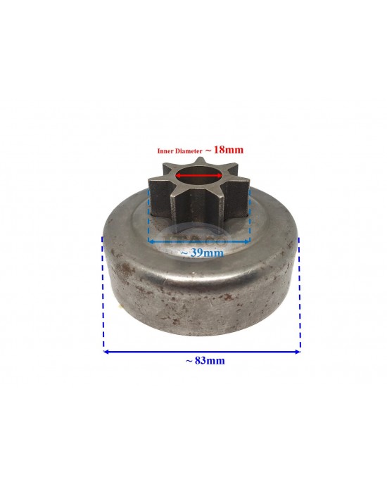 Clutch Drum Chain Sprocket 1106-640-2011 for STIHL 070 MS720 MS 720 chainsaw Motor Engine Clutch Drum Chain Sprocket 1106-640-2011 for STIHL 070 MS720 MS 720 chainsaw Motor Engine
