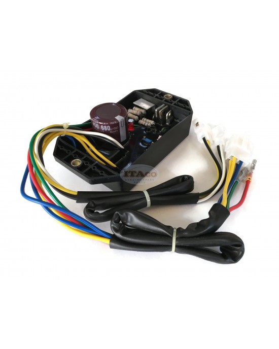 ITACO AVR Automatic Voltage Regulator for 5KW 4.5KW 6KW 186F Diesel Generator 1 Phase 4500W 5000W 6000W 10 Wires