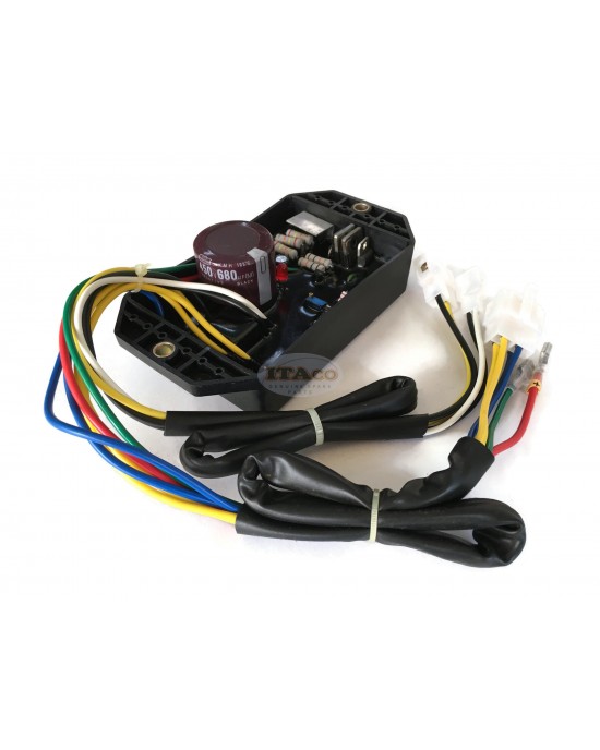 ITACO AVR Automatic Voltage Regulator for 5KW 4.5KW 6KW 186F Diesel Generator 1 Phase 4500W 5000W 6000W 10 Wires ITACO AVR Automatic Voltage Regulator for 5KW 4.5KW 6KW 186F Diesel Generator 1 Phase 4500W 5000W 6000W 10 Wires