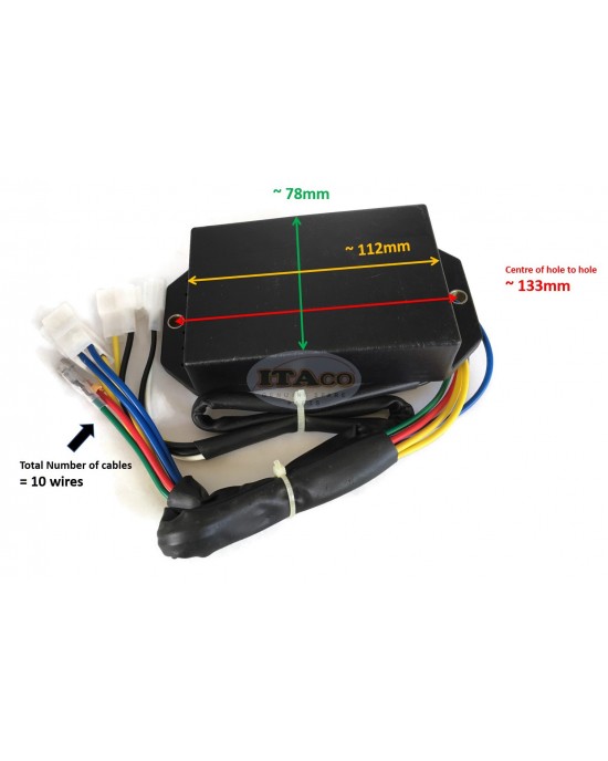 ITACO AVR Automatic Voltage Regulator for 5KW 4.5KW 6KW 186F Diesel Generator 1 Phase 4500W 5000W 6000W 10 Wires ITACO AVR Automatic Voltage Regulator for 5KW 4.5KW 6KW 186F Diesel Generator 1 Phase 4500W 5000W 6000W 10 Wires