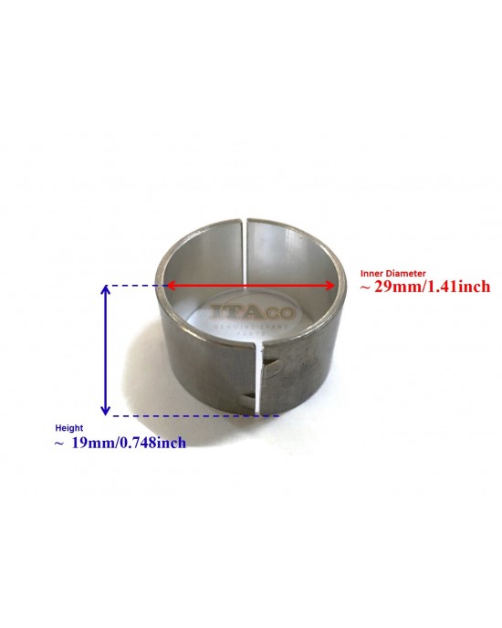 Big End Bearing, Crank Pin Connecting Rod 714250-23600 Oversize 0.50 fits Yanmar 170F 170FE, 170FA 170FAE 173F L40 L48 Diesel Forklift 4HP 4-stroke Air-Cooled Engine