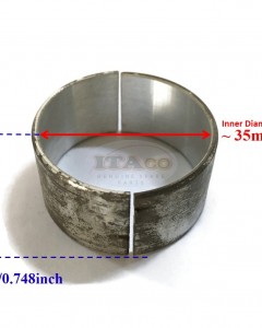 Big End Bearing, Crank Pin Connecting Rod 714350-23600 Oversize 0.50 fits Yanmar 178F 178FA L60 L70 36MM Diesel Forklift 6HP 4-stroke Air-Cooled Generator Engine