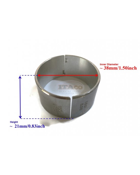 Big End Crank Pin Big End Bearing Shell 714650 23600 Oversize 1.00 for Chinese 186F 186FA 188F 10hp Yanmar L75 L90 L100 Diesel Tractor Motor Engine Big End Crank Pin Big End Bearing Shell 714650 23600 Oversize 1.00 for Chinese 186F 186FA 188F 10hp Yanmar L75 L90 L100 Diesel Tractor Motor Engine