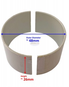 Crank Pin Rod Connecting Big End Bearing 103288-23300 STD replaces Yanmar Diesel TS70 TS80 Forklift Tractor Engine