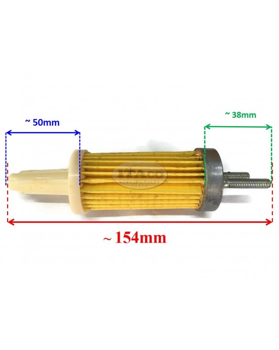 Chinese 178F 6HP Fuel Filter Cleaner Element Cartridge for Yanmar LA70 L70 114350-55120 Diesel Engine