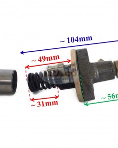 Replaces Yanmar L100 Chinese 186 F 186F Fuel Injection Pump Assy 6.5MM Plunger Diesel Generator (without Solenoid)