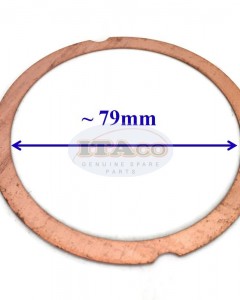 Cylinder Cyl Head Gasket Copper 114870-01340 For Yanmar L70 Chinese Diesel 178F 178FA 6HP bore 78mm Motor Engine