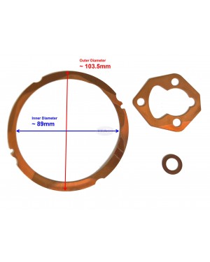 Overhaul Gasket Head Gasket Kit Set Compatible for Yanmar Diesel 188F 188FA 186FA L100 10HP Engine & Generator