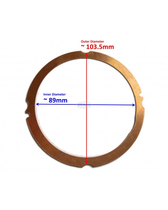 Copper Cylinder Head Gasket 114970-01340 Compatible For  Chinese 186FA 188F Yanmar Diesel Engine 10HP Generator