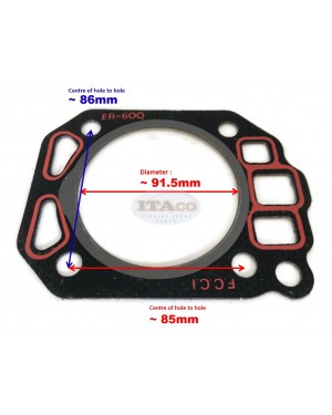 Cylinder Head Gasket 14911-0331-0 replaces Kubota ER600 ER650 ER700 ET70 ET80 Diesel Engine