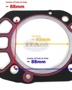 Cylinder Head Gasket 105300-01330 for Yanmar TF80 TF90 TF85 TF 80 90 Cylinder Water Cooled Diesel Engine