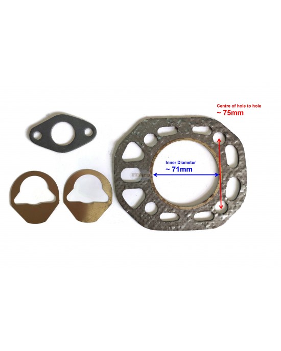 Cylinder Overhaul Head Gasket Set Kit 704100-01610 104100-01330 Replaces Yanmar TS50 Cylinder Water Cooled Forklift Tractor Diesel Engine Cylinder Overhaul Head Gasket Set Kit 704100-01610 104100-01330 Replaces Yanmar TS50 Cylinder Water Cooled Forklift Tractor Diesel Engine