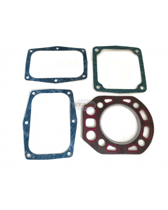 Cylinder Overhaul Head Gasket Set Kit 704300-01610 104300-01330 Replaces Yanmar TS70 TS80 Cylinder Water Cooled Forklift Tractor Diesel Engine