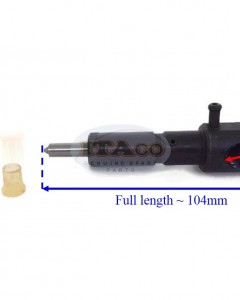 Chinese 186FA 186F 10HP 418CC Kipor Kama Diesel Engine Injection Valve Injector PB55P04 Yanmar L100N Long Nozzle type