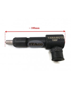 For Yanmar L100 Chinese 186 186F 714650-53100 Diesel Engine Fuel Injector Injection Valve Assy L75 - L100 Short Nozzle type Generator Engine