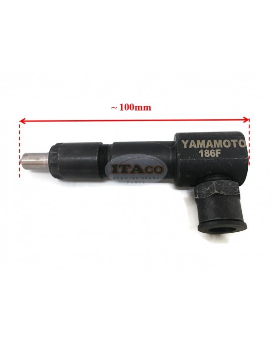 For Yanmar L100 Chinese 186 186F 714650-53100 Diesel Engine Fuel Injector Injection Valve Assy L75 - L100 Short Nozzle type Generator Engine For Yanmar L100 Chinese 186 186F 714650-53100 Diesel Engine Fuel Injector Injection Valve Assy L75 - L100 Short Nozzle type Generator Engine