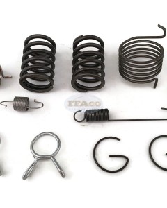 Spring Kit Set Assy Valve Compression Spring Clip Governor for Chinese Diesel Engine Generator Models Chinese Diesel 170F