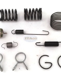 Spring Kit Set Assy Valve Compression Spring Clip Governor for Chinese Diesel Engine Generator Models Chinese Diesel 170F