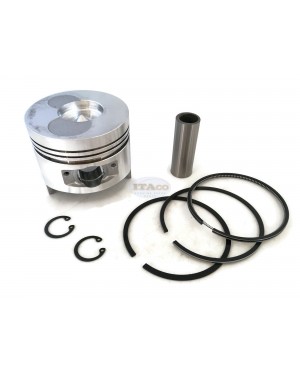 For 78.75mm Bore Chinese 178F 178 F 6HP Diesel Engine Piston Kit Assy Ring Set Oversize 0.75 030