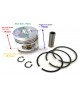 Chinese Diesel 178 178F F 7HP Engine Piston Kit Ring Set Pin Clip 6HP STD 78MM size Diesel Tractor Engine Chinese Diesel 178 178F F 7HP Engine Piston Kit Ring Set Pin Clip 6HP STD 78MM size Diesel Tractor Engine