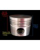 For Piston 11131-2111-0 replace Kubota RK70 RK 70 RV70 RV 70 Water Cooled Diesel Engine DT9 80MM