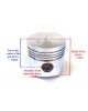 Piston 104200-22090 105240-22020 For Yanmar TS60 TS 60 Water Cooled FORKLIFT Tractor Diesel Engine Generator 75MM