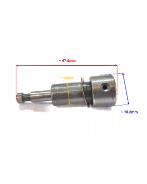 Plunger with Barrel Assy 104200-51100 replaces Yanmar TS60 Water-Cooled Diesel Engine Generator set