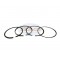 Piston Ring Rings Set 714350-22502 for Yanmar Air Cooled Diesel L60 L60AE 6HP bore Size 75MM Tractor Engine under Japan QC