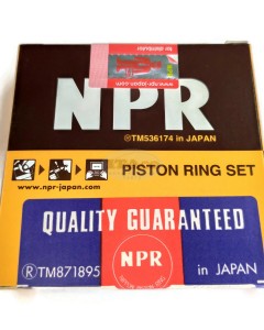 Original NPR Japan Piston Ring Set 105500-22510 For Yanmar TF105 TF110 TH75C TS120 Diesel OS 0.25 88.25MM Forklift Tractor Engine