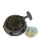 Recoil Rewind Pull Starter Assy with Metal Cup Pulley KS20060AD Compatible For Mitsubishi GM82 GM082 Chinese 152F 154F 156F 2.5HP 80cc 81cc 4 Stroke Lawnmower Engine