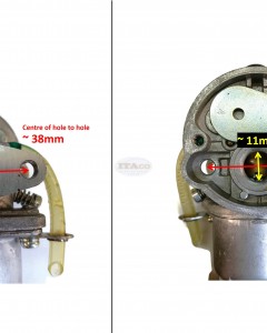 Made in Japan Carburetor Carb Assy Compatible for Zenoah BK3410 G35L Beaver B3Z 50cc SYX Moto Holeshot Kids Mini Dirt Bike Engine