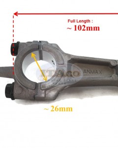 Connecting Rod Con Rod Assy 252-22501-10 252-22501-00 for Robin Subaru EH12 EH12-2 D 3.5hp Rammer Tamping Motor Lawn Mower Trimmer Engine