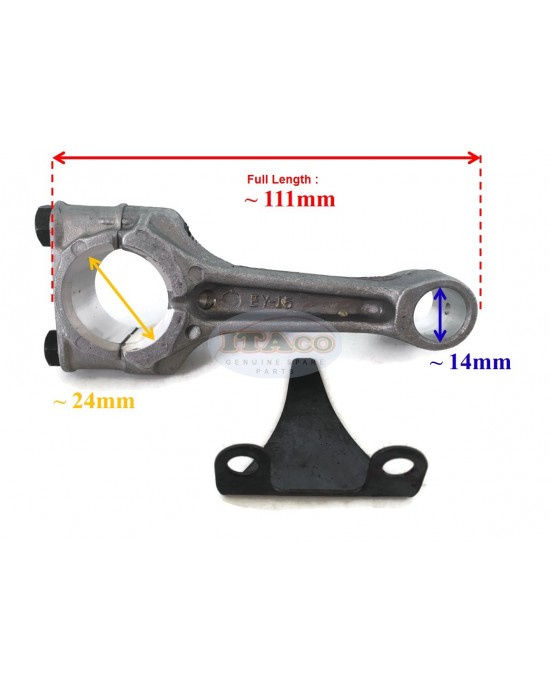 Connecting Rod Assy Con Oil Scraper 226-22501-10 13 03 For Robin Subaru EY15 EY15-3 3.5HP STD water pump Lawnmower Trimmer Engine Connecting Rod Assy Con Oil Scraper 226-22501-10 13 03 For Robin Subaru EY15 EY15-3 3.5HP STD water pump Lawnmower Trimmer Engine