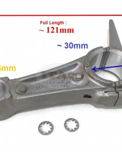 For Mitsubishi Meiki GM181 GM 80 Air Cooled Connecting Rod Kit CON Assy Kit STD Petrol Generator Water Pump